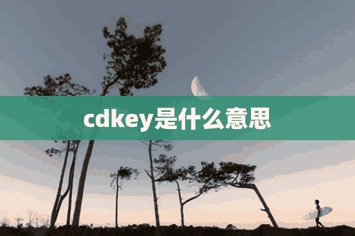 cdkey是什么意思